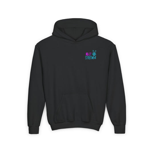 Youth Heavy Blend Hooded Sweatshirt Zombie Bunny Edition