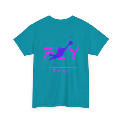 Unisex Heavy Cotton Tee King Drip "Softball Fly" Edition