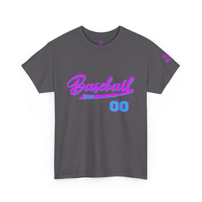 King Drip 27 Baseball Mom Custom T-Shirt - Custom Name & Number Unisex Heavy Cotton Shirt