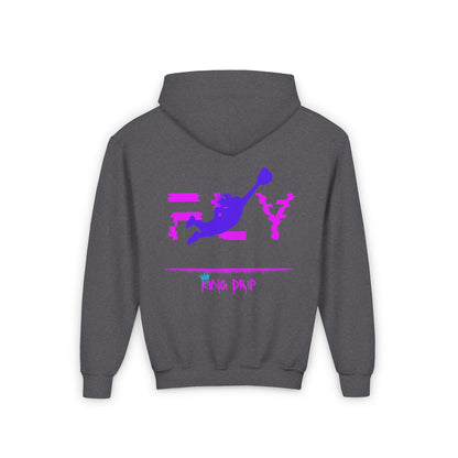 Youth Heavy Blend Hooded Sweatshirt KING DRIP 27 "Softball Drip" Edition