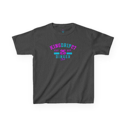 Kids Heavy Cotton Tee - KINGDRIP27 Dinger Club T-Shirt