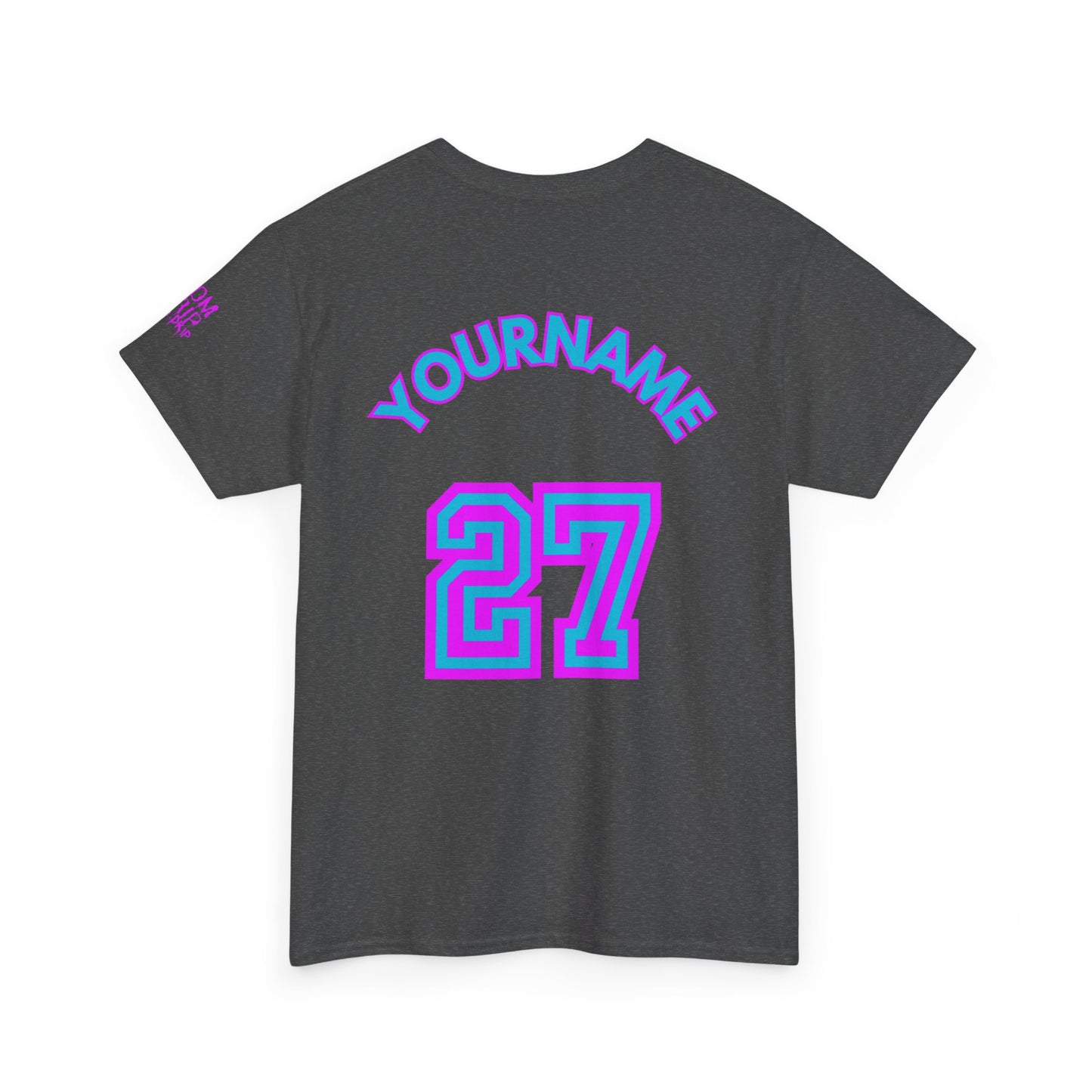 King Drip 27 Baseball Mom Drip "Diamonds Are a Mom's Best Friend" Edition T-Shirt (CUSTOM NAME AND NUMBER)