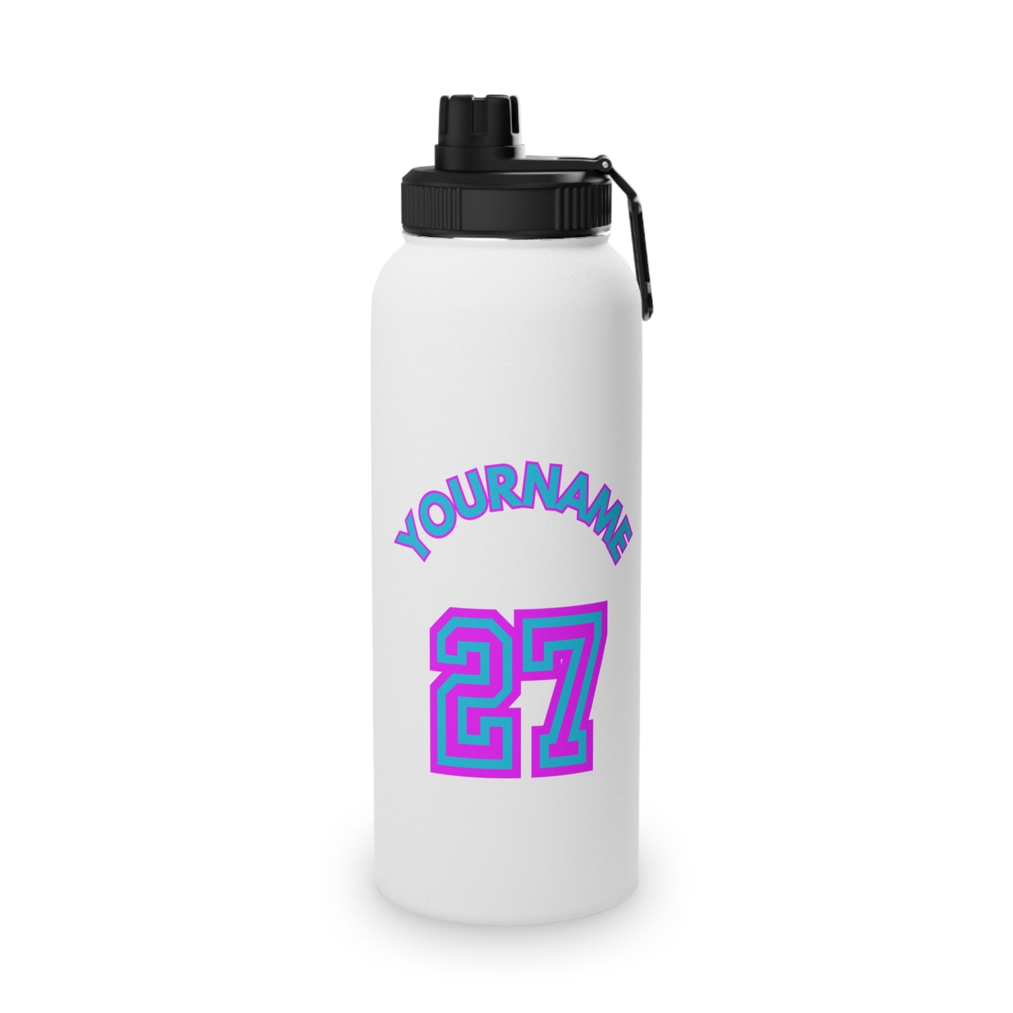 Personalized Stainless Steel Water Bottle with Sports Lid | Perfect for Active Lifestyles