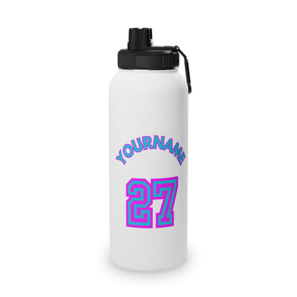 Personalized Stainless Steel Water Bottle with Sports Lid | Perfect for Active Lifestyles