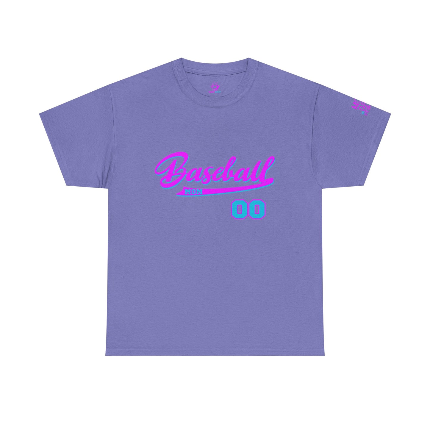 King Drip 27 Baseball Mom Custom T-Shirt - Custom Name & Number Unisex Heavy Cotton Shirt