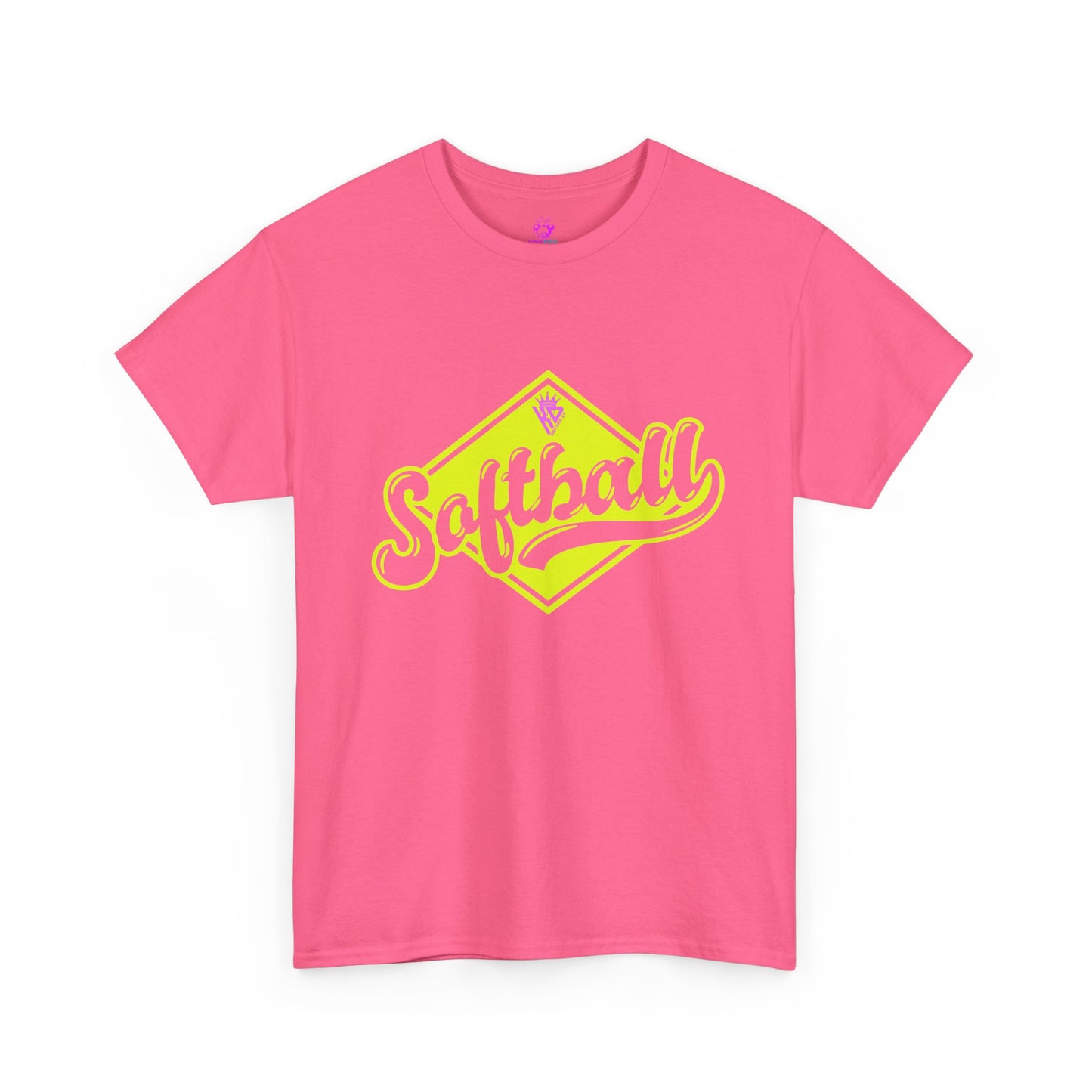 King Drip 27 Pink Bubble Gum Softball T-Shirt Unisex Heavy Cotton Tee - Personalize Your Name and Number
