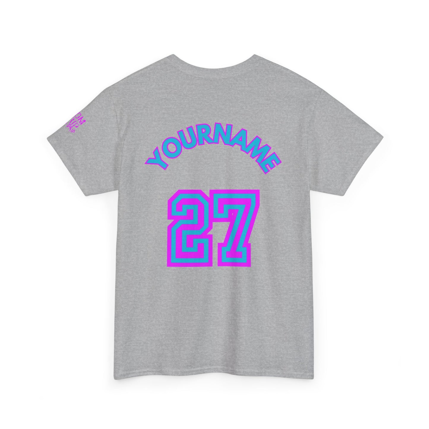 King Drip 27 Baseball Mom Drip "Diamonds Are a Mom's Best Friend" Edition T-Shirt (CUSTOM NAME AND NUMBER)