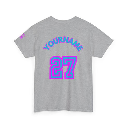 King Drip 27 Baseball Mom Drip "Diamonds Are a Mom's Best Friend" Edition T-Shirt (CUSTOM NAME AND NUMBER)