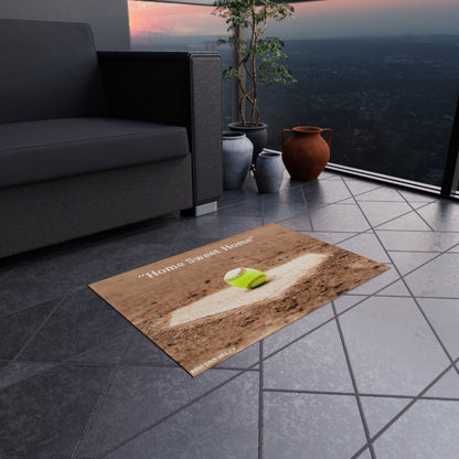 Outdoor Rug Home Plate Softball Edition