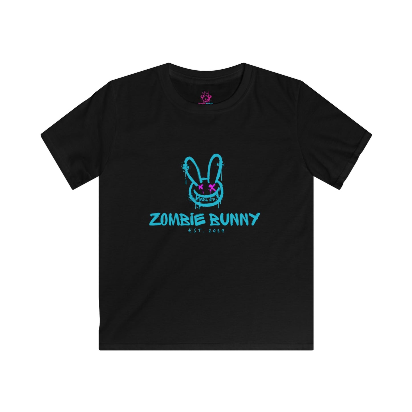 Kids Softstyle Tee KING DRIP 27 "Zombie Bunny" Edition