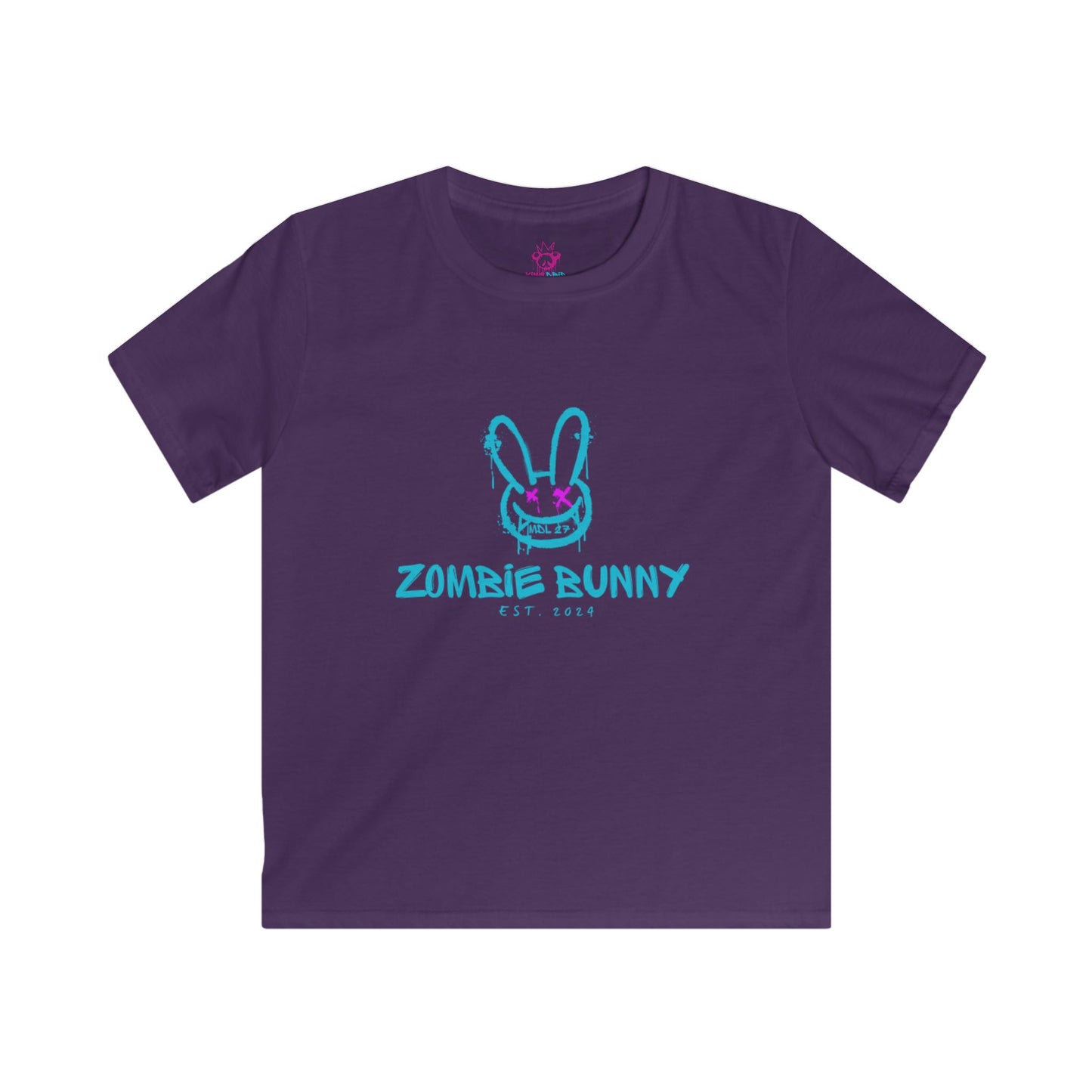 Kids Softstyle Tee KING DRIP 27 "Zombie Bunny" Edition