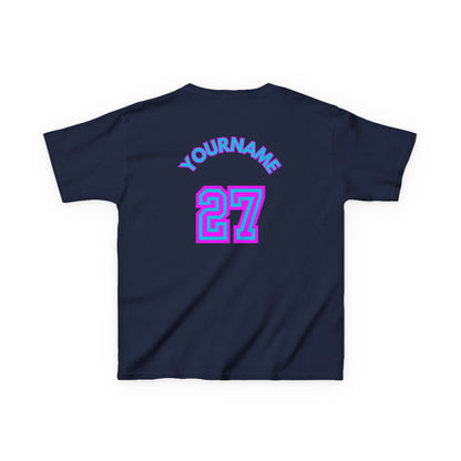 King Drip 27 Personalized Kids Baseball Tee -City Drip Design - Perfect for Young Athletes