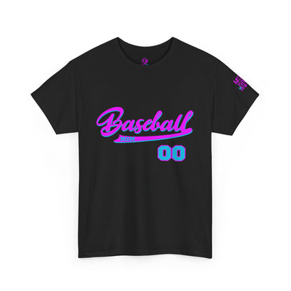 King Drip 27 Baseball Mom Custom T-Shirt - Custom Name & Number Unisex Heavy Cotton Shirt