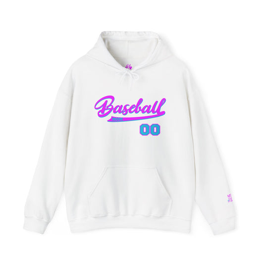 King Drip 27 MOM DRIP Custom Baseball Mom Hooded Sweatshirt - Unisex Heavy Blend™