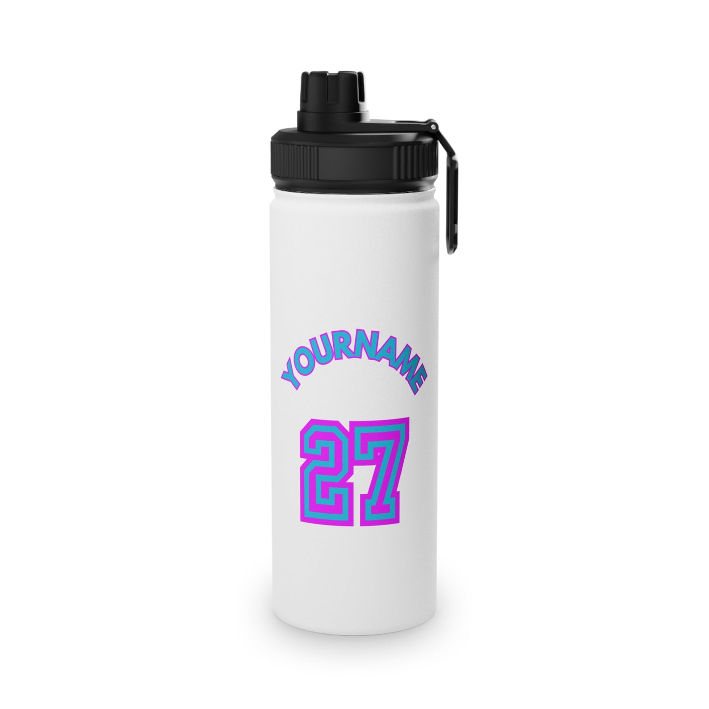 Personalized Stainless Steel Water Bottle with Sports Lid | Perfect for Active Lifestyles