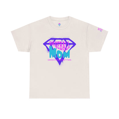 King Drip 27 Baseball Mom Drip "Diamonds Are a Mom's Best Friend" Edition T-Shirt (CUSTOM NAME AND NUMBER)
