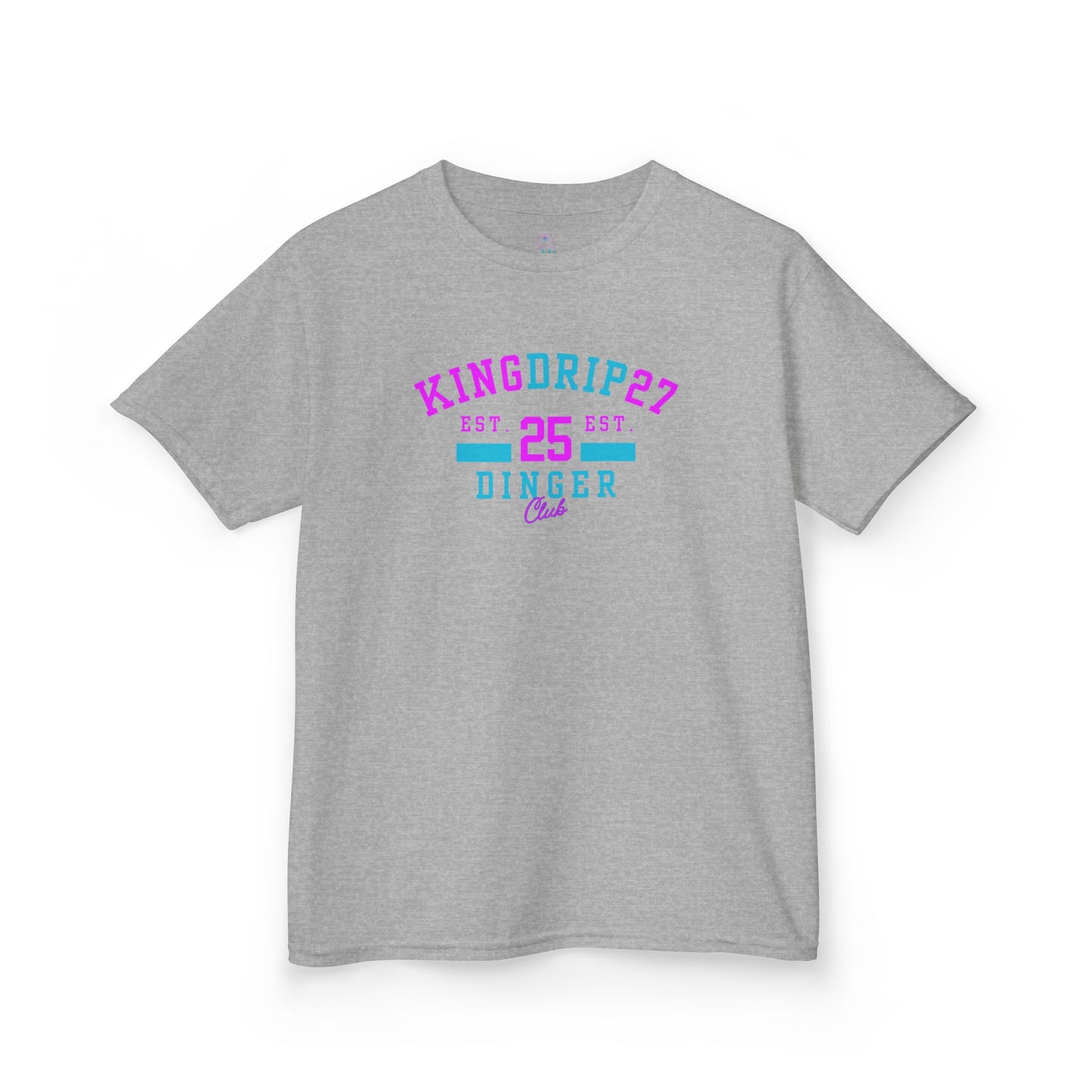Kids Heavy Cotton Tee - KINGDRIP27 Dinger Club T-Shirt