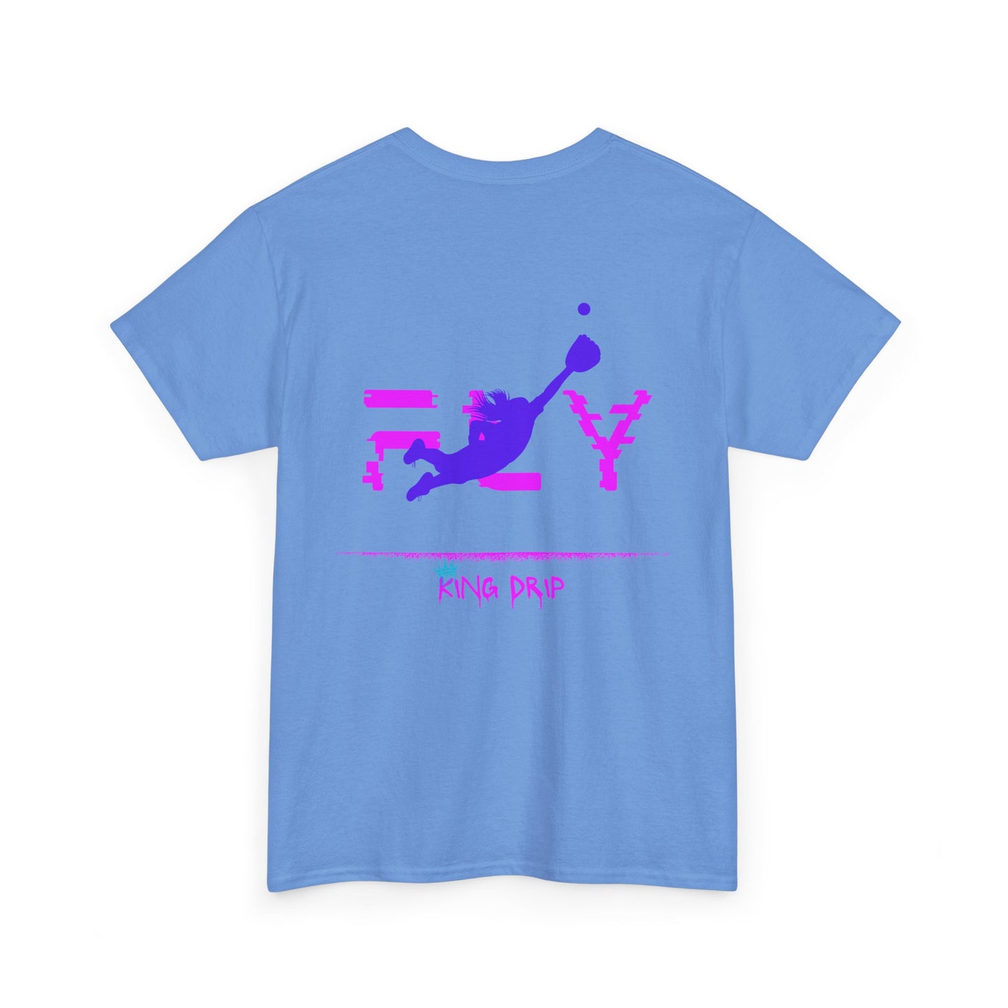 Unisex Heavy Cotton Tee King Drip "Softball Fly" Edition