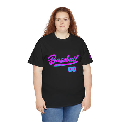 King Drip 27 Baseball Mom Custom T-Shirt - Custom Name & Number Unisex Heavy Cotton Shirt