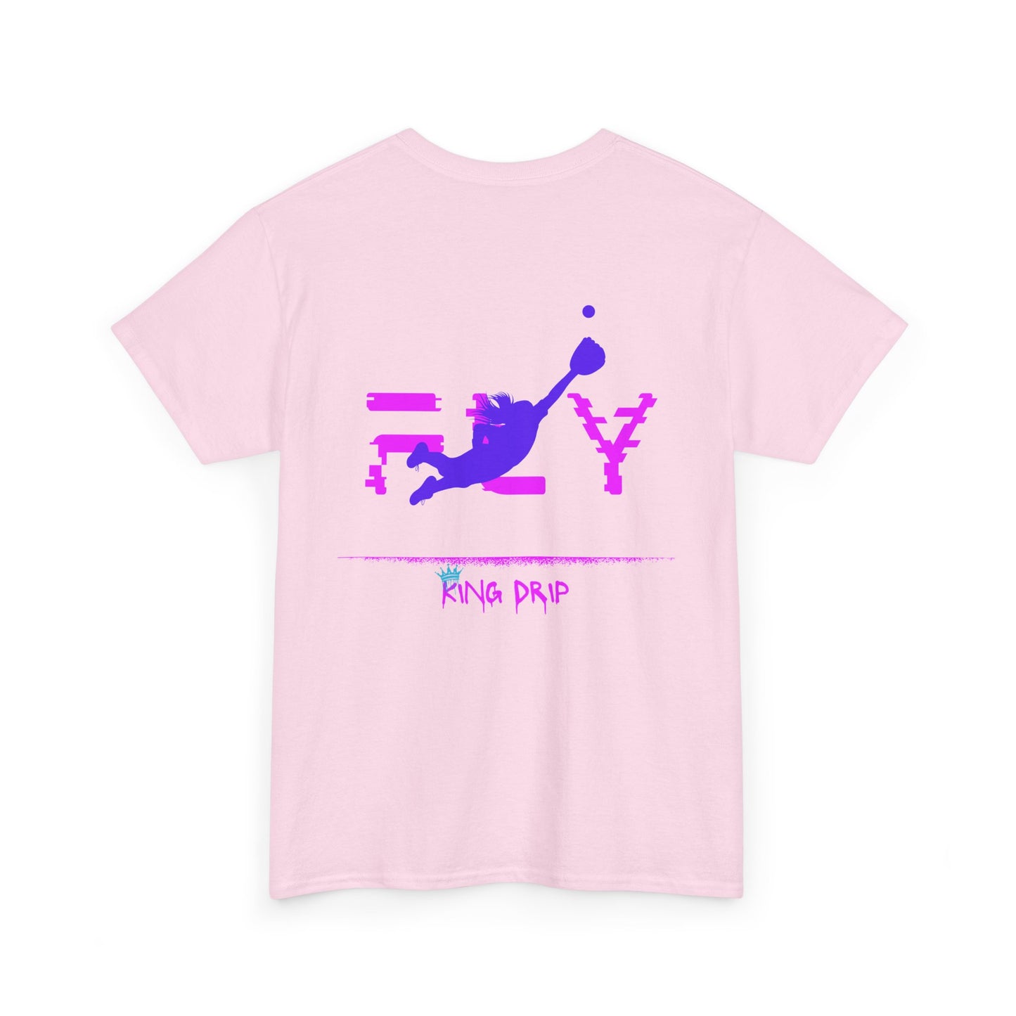 Unisex Heavy Cotton Tee King Drip "Softball Fly" Edition