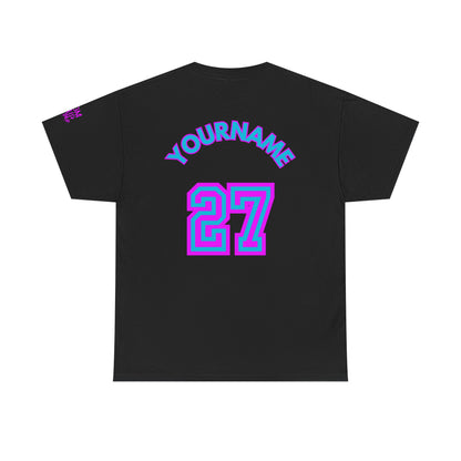 King Drip 27 Baseball Mom Drip "Diamonds Are a Mom's Best Friend" Edition T-Shirt (CUSTOM NAME AND NUMBER)