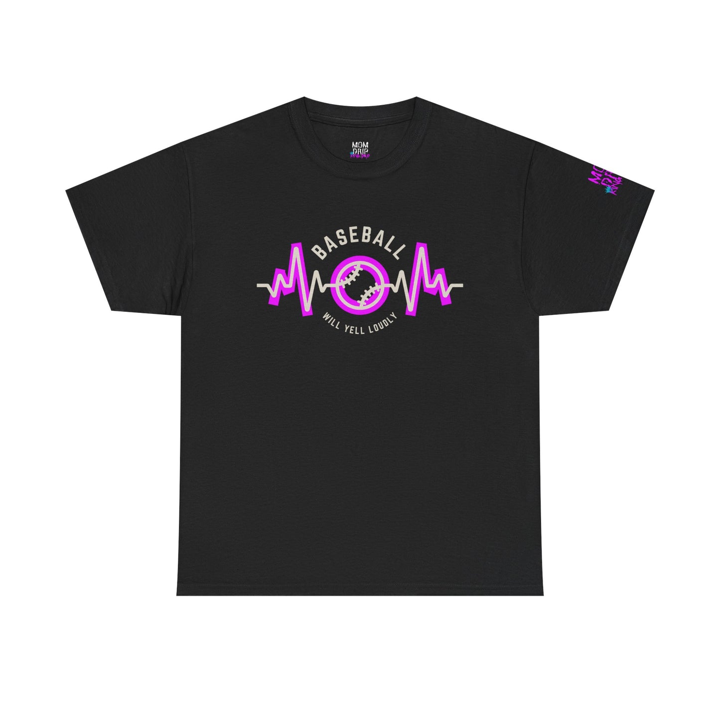 Unisex Heavy Cotton Tee King Drip 27 Baseball Mom "MOM DRIP" Edition