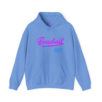 King Drip 27 MOM DRIP Custom Baseball Mom Hooded Sweatshirt - Unisex Heavy Blend™