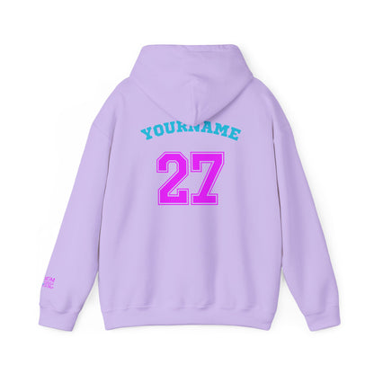 King Drip 27 MOM DRIP Custom Baseball Mom Hooded Sweatshirt - Unisex Heavy Blend™