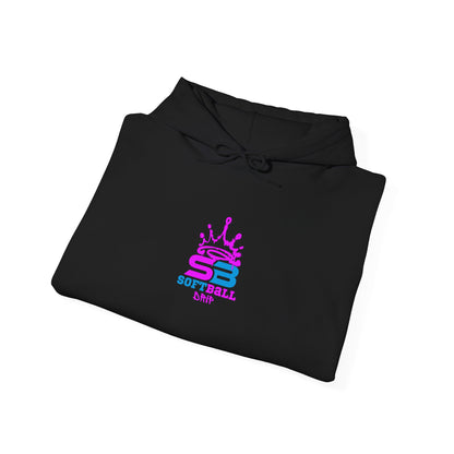 King Drip 27 Softball Drip "SNACK CAPTAIN" Unisex Heavy Blend™ Hooded Sweatshirt - Snack Strong Play Strong