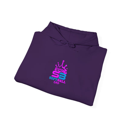 King Drip 27 Softball Drip "Base Bandit" Heavy Blend™ Hooded Sweatshirt - "RUNNING LIKE I STOLE SOMETHING"
