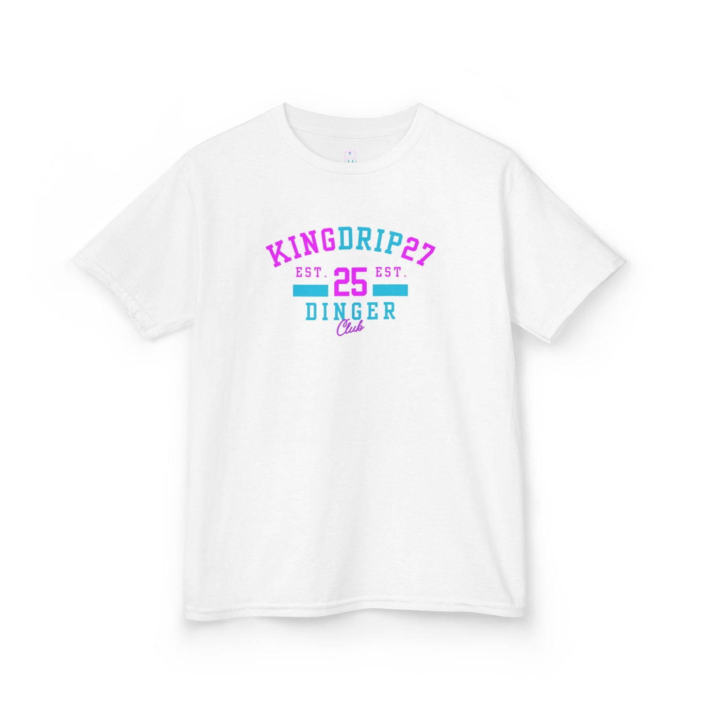 Kids Heavy Cotton Tee - KINGDRIP27 Dinger Club T-Shirt