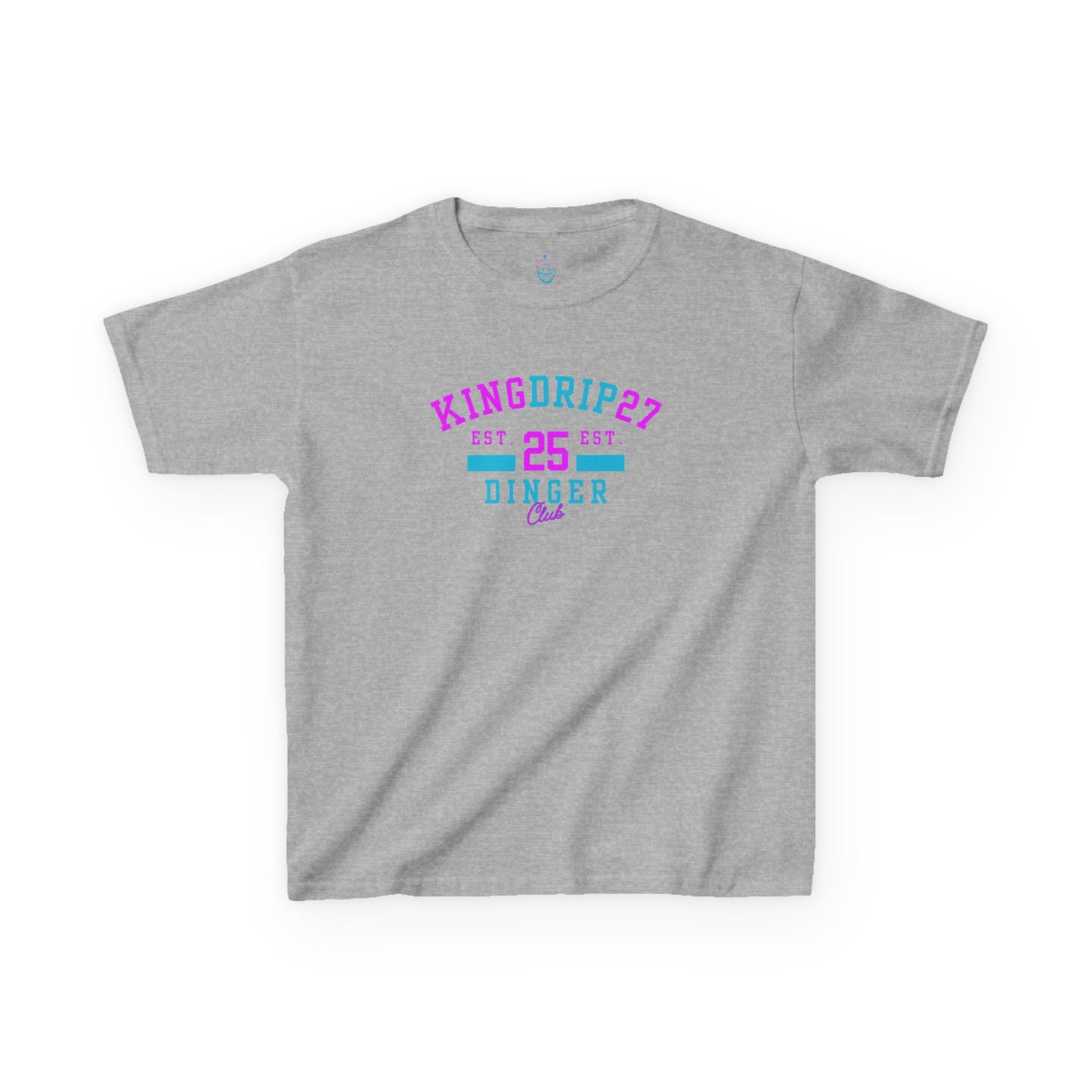 Kids Heavy Cotton Tee - KINGDRIP27 Dinger Club T-Shirt