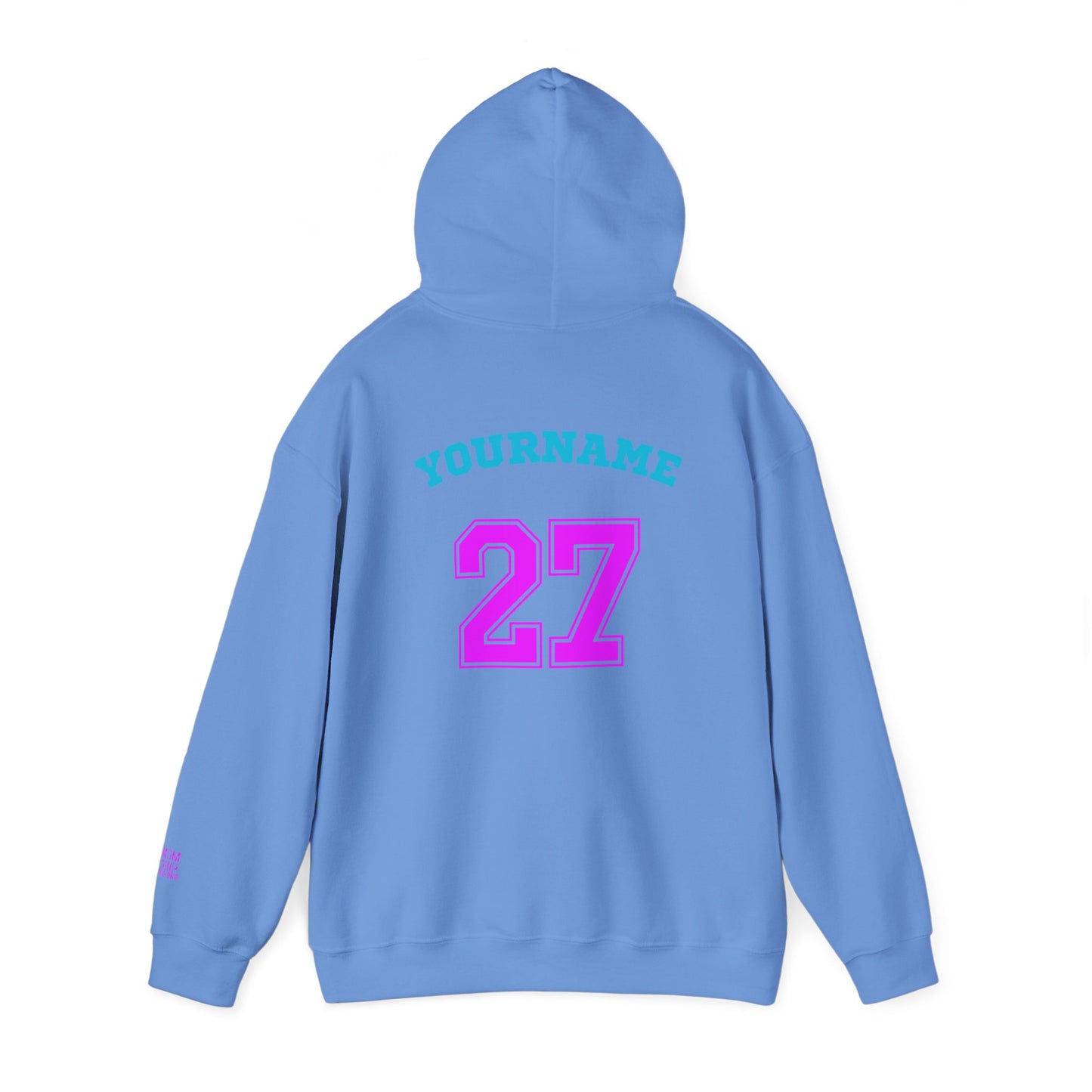 King Drip 27 MOM DRIP Custom Baseball Mom Hooded Sweatshirt - Unisex Heavy Blend™