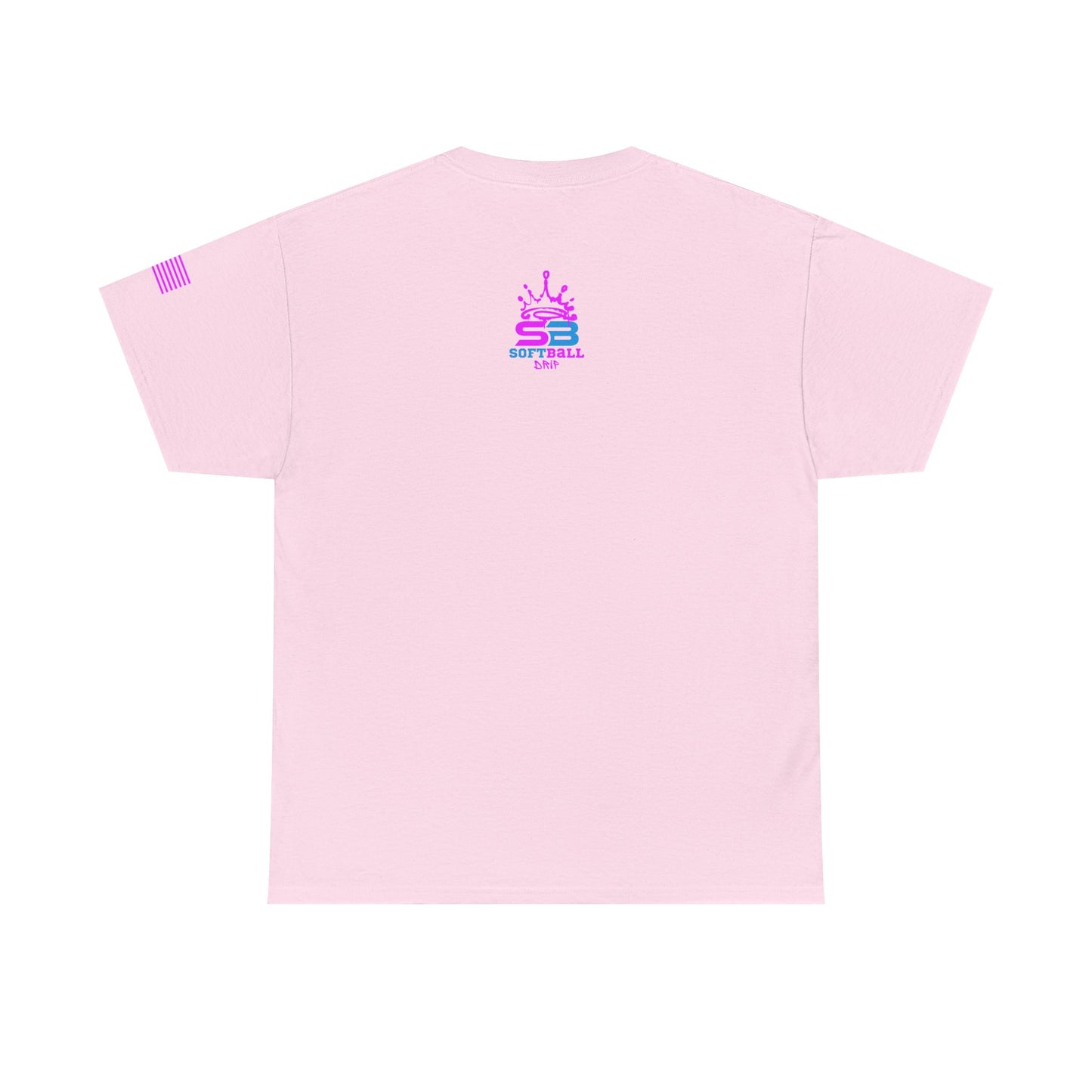 King Drip 27 Softball Drip T-Shirt Unisex Heavy Cotton Tee
