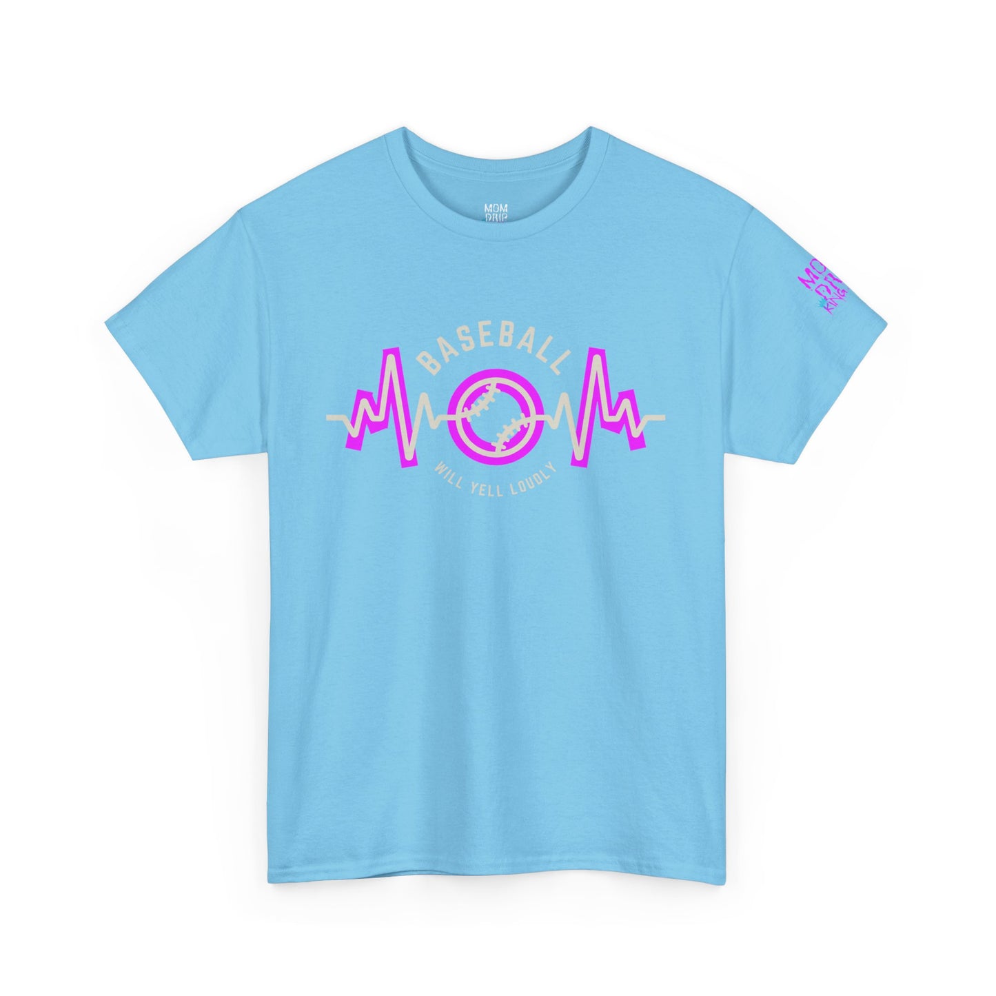 Unisex Heavy Cotton Tee King Drip 27 Baseball Mom "MOM DRIP" Edition