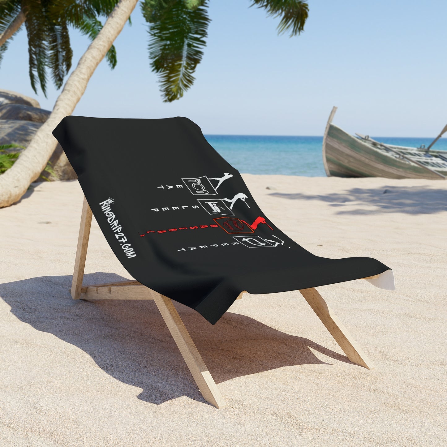Beach Towel King Drip 27 Beach Towel "Baseball Repeat" Edition