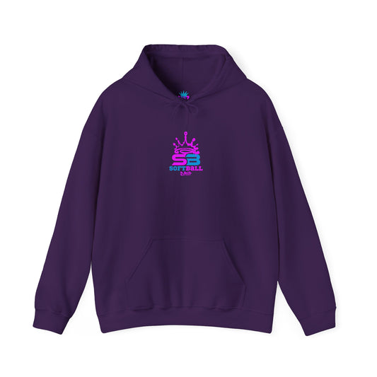 King Drip 27 Softball Drip "Base Bandit" Heavy Blend™ Hooded Sweatshirt - "RUNNING LIKE I STOLE SOMETHING"
