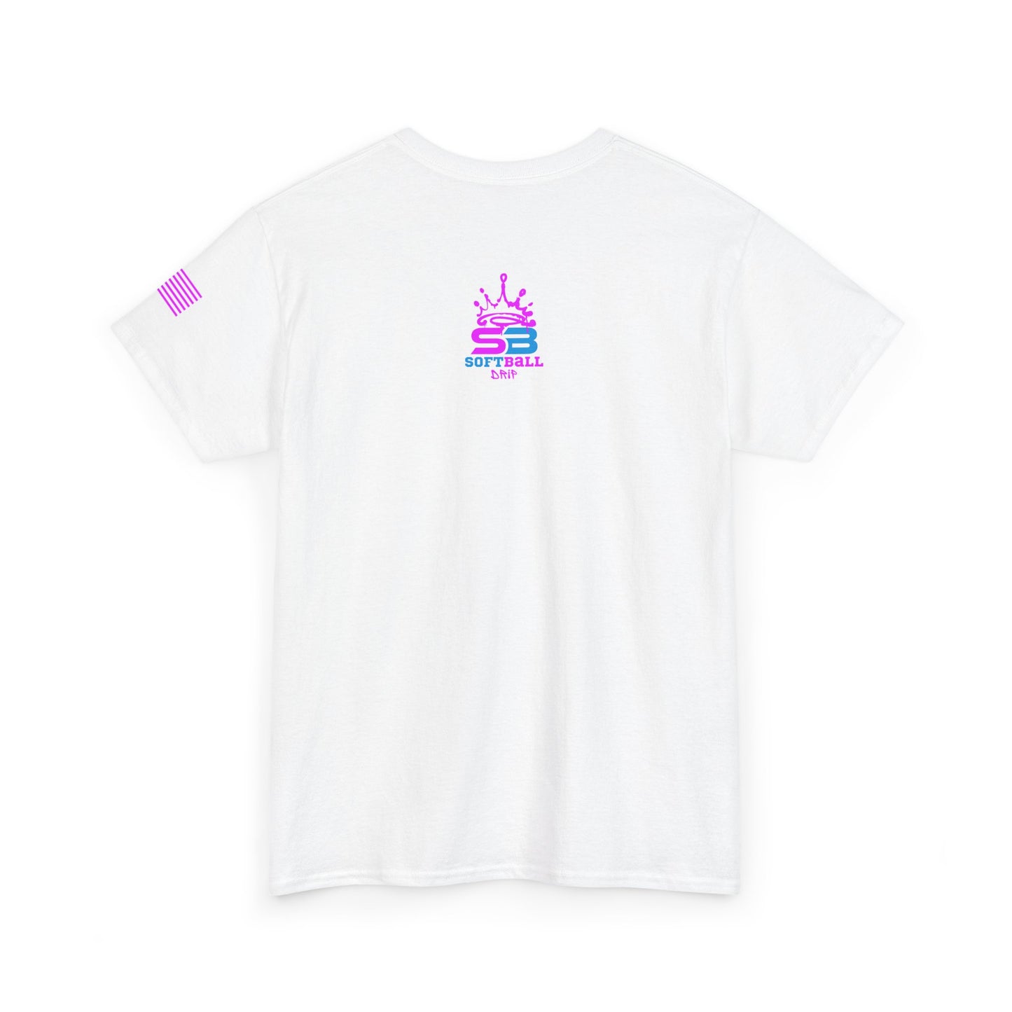 King Drip 27 Softball Drip T-Shirt Unisex Heavy Cotton Tee
