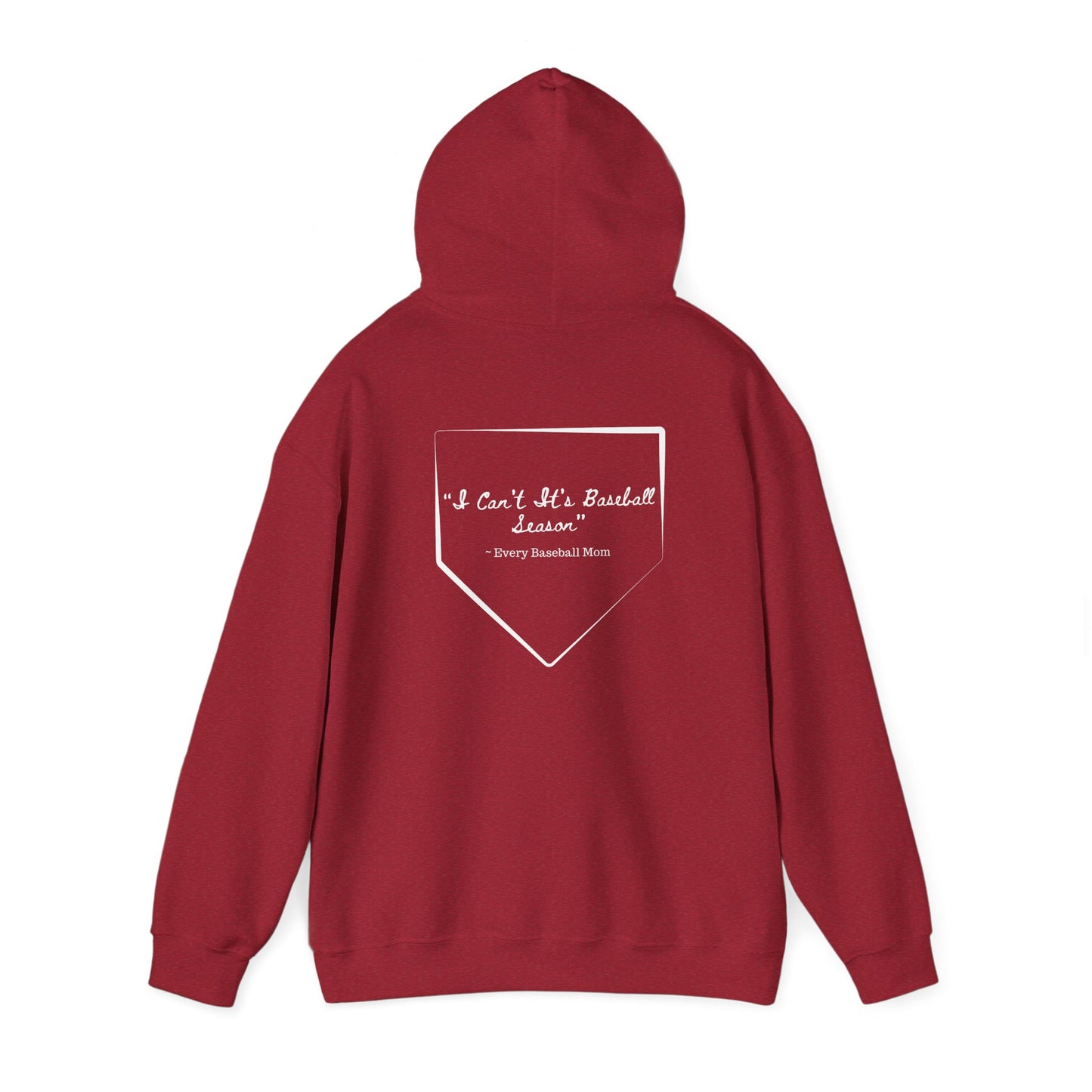 Mom Drip Baseball Hoodie – "I Can't, It's Baseball Season" Unisex Heavy Blend™
