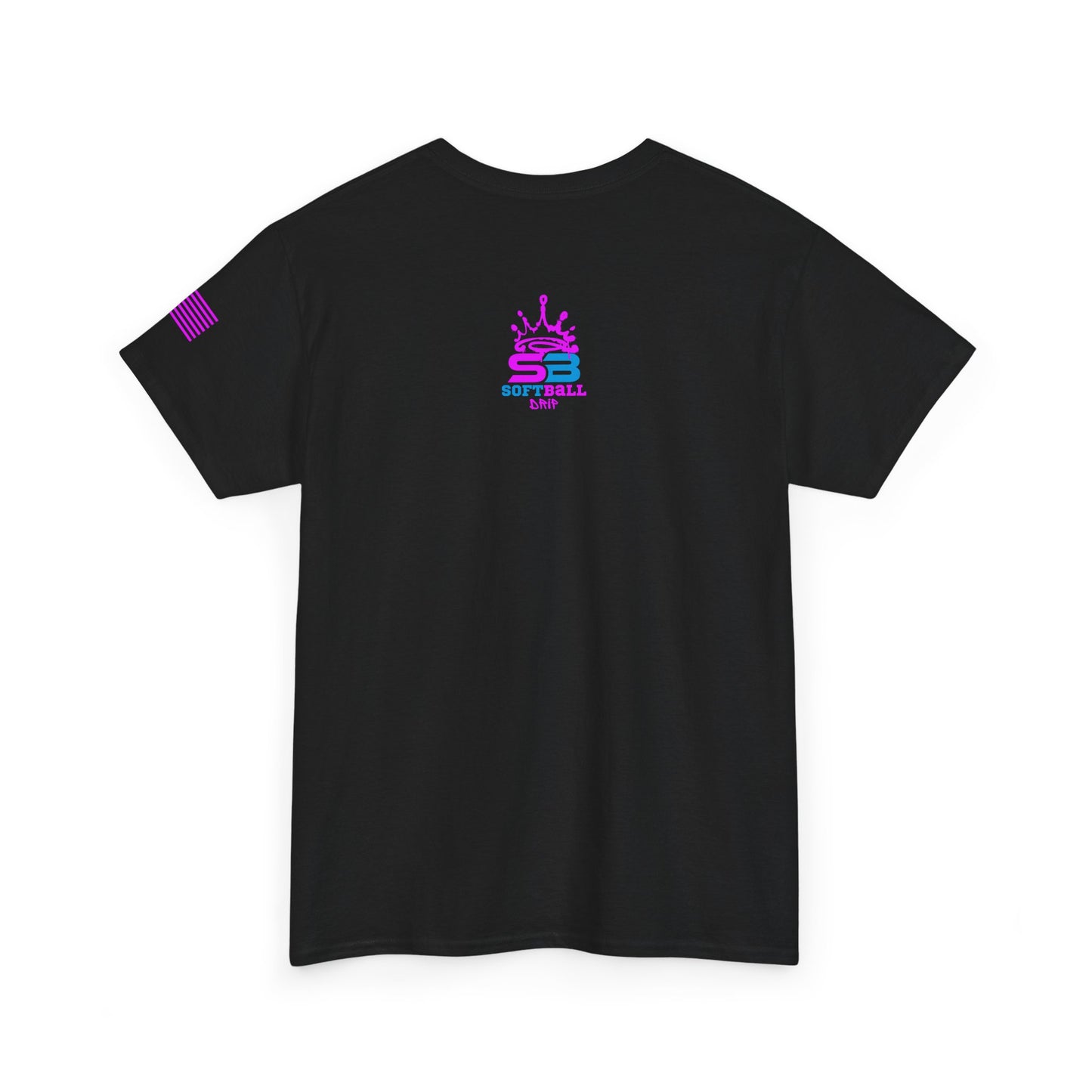 King Drip 27 Softball Drip T-Shirt Unisex Heavy Cotton Tee