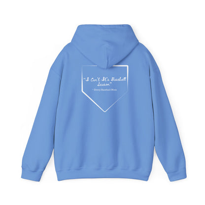 Mom Drip Baseball Hoodie – "I Can't, It's Baseball Season" Unisex Heavy Blend™
