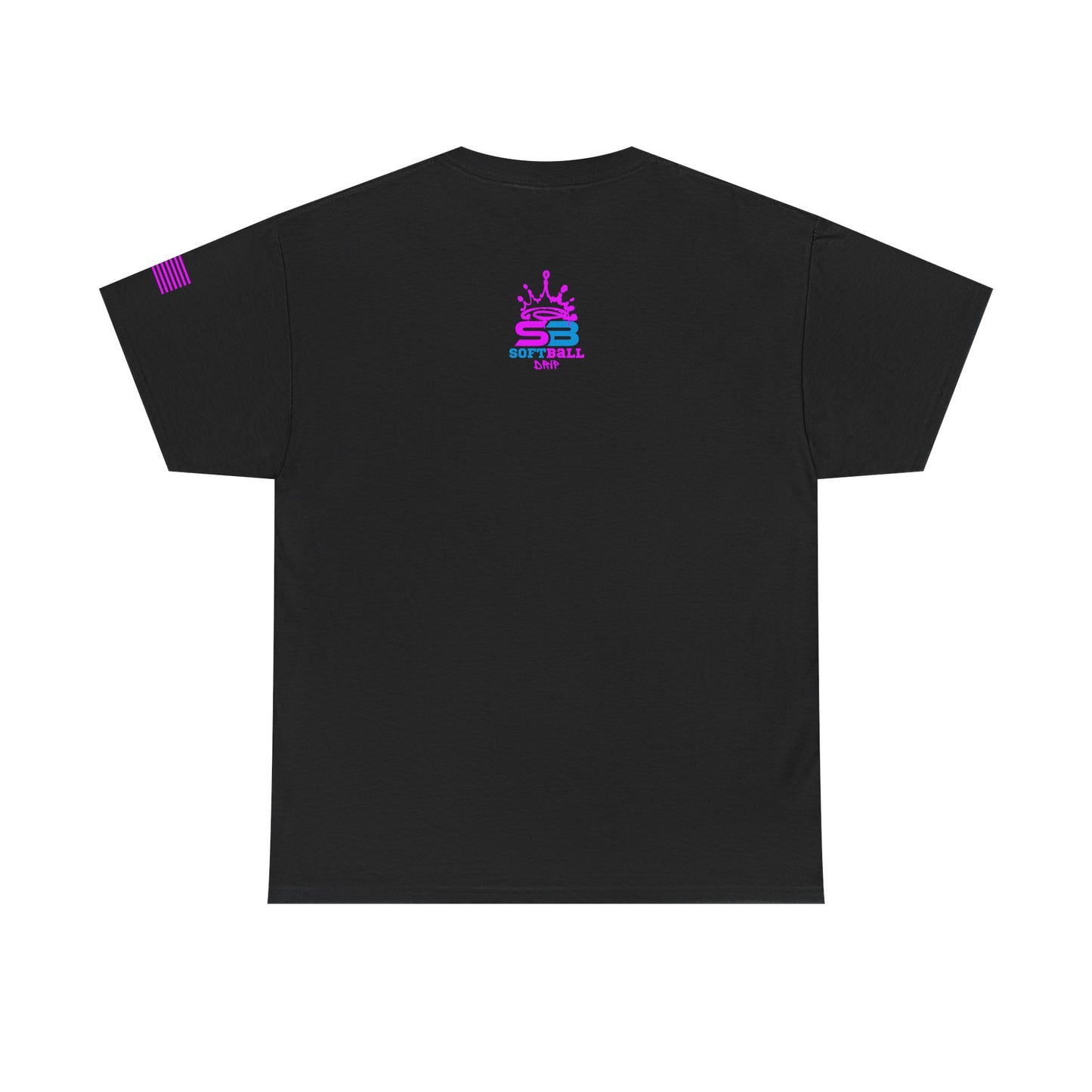 King Drip 27 Softball Drip T-Shirt Unisex Heavy Cotton Tee