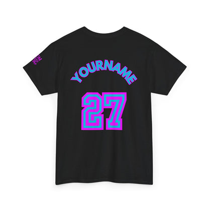 King Drip 27 Baseball Mom Drip "Diamonds Are a Mom's Best Friend" Edition T-Shirt (CUSTOM NAME AND NUMBER)