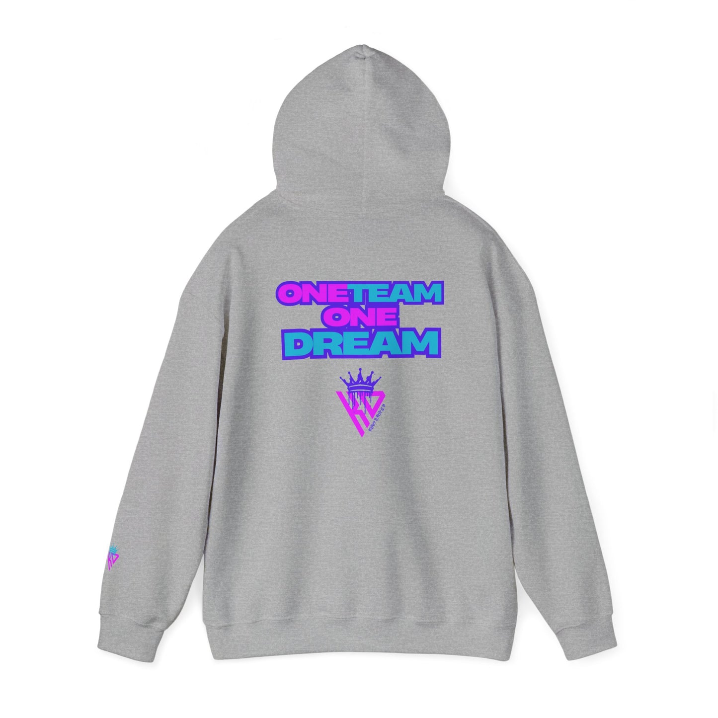 KING DRIP 27 - SOFTBALL DRIP "ONE TEAM ONE DREAM" Edition Hooded Sweatshirt - Stylish & Inspirational