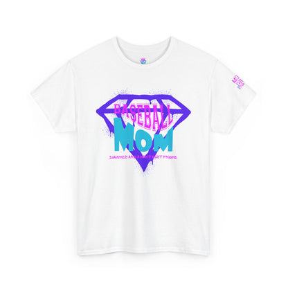 King Drip 27 Baseball Mom Drip "Diamonds Are a Mom's Best Friend" Edition T-Shirt (CUSTOM NAME AND NUMBER)