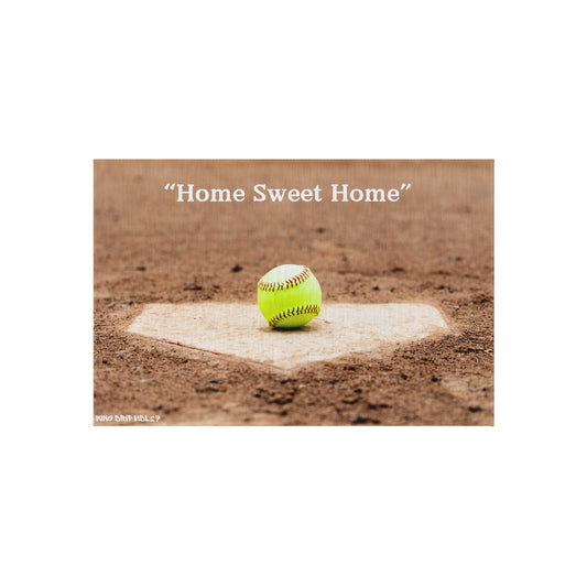 Outdoor Rug Home Plate Softball Edition