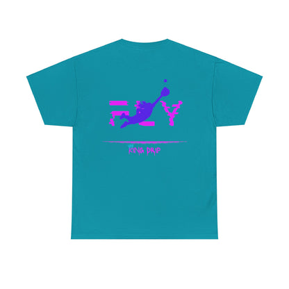 Unisex Heavy Cotton Tee King Drip "Softball Fly" Edition