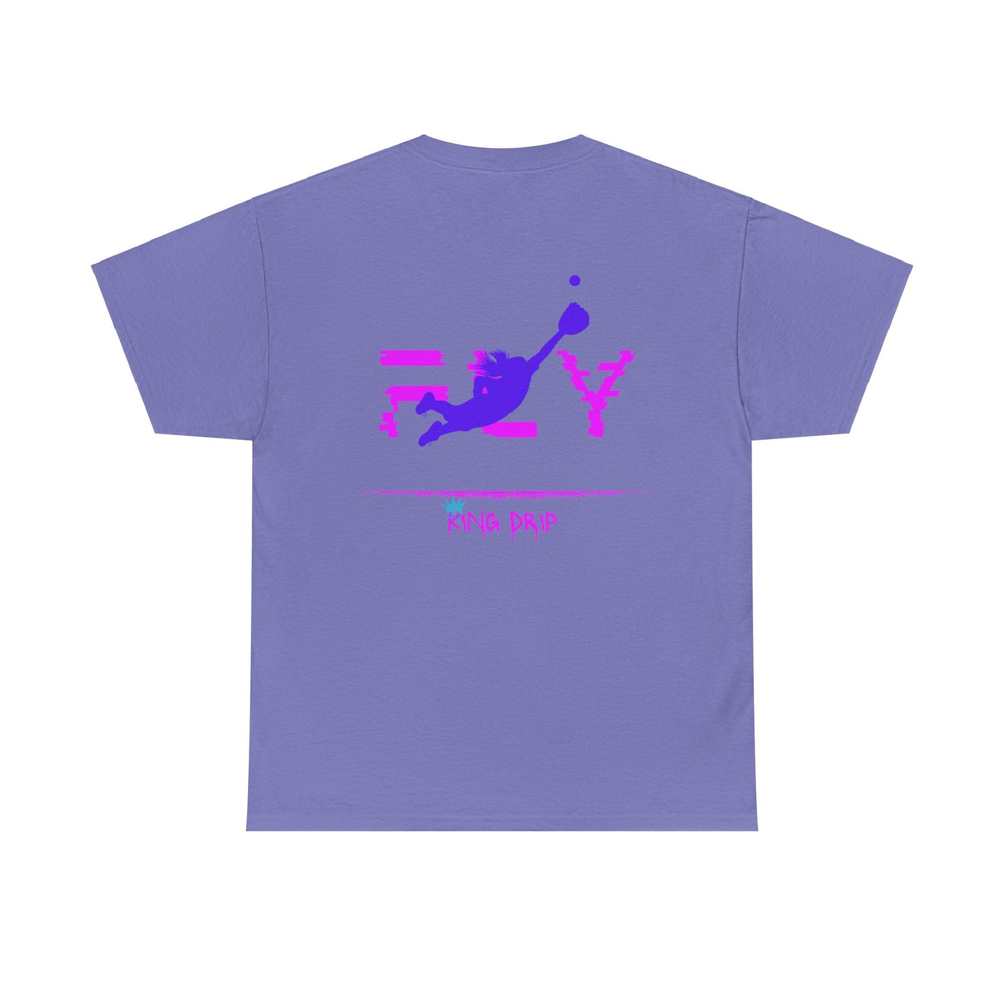 Unisex Heavy Cotton Tee King Drip "Softball Fly" Edition