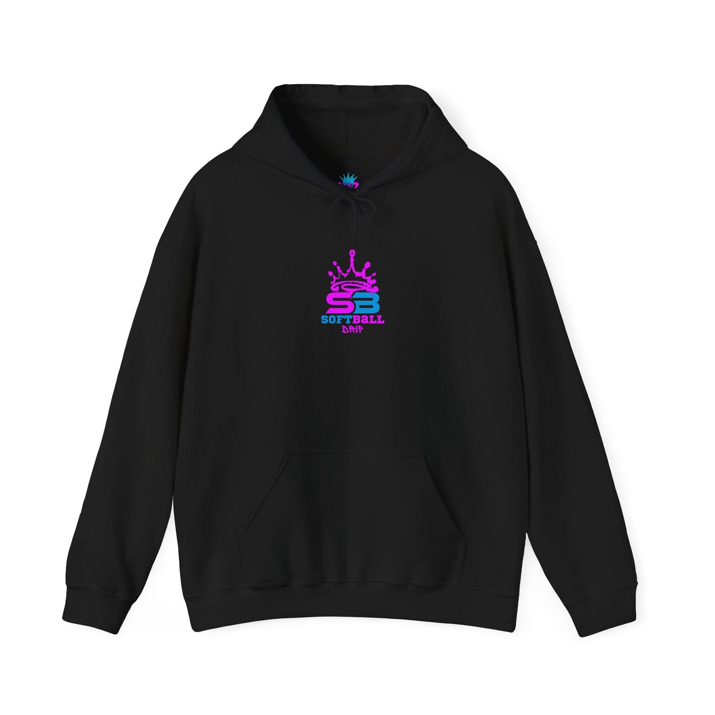 King Drip 27 Softball Drip "Pitch Perfect"  Unisex Heavy Blend™ Hooded Sweatshirt - Pitch Perfect Softball Design