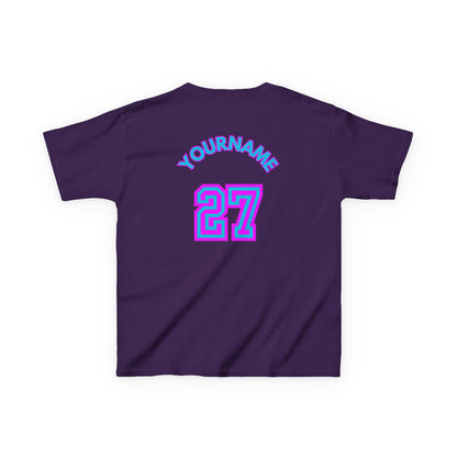 King Drip 27 Personalized Kids Baseball Tee -City Drip Design - Perfect for Young Athletes